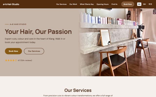 A B Hair Studio preview