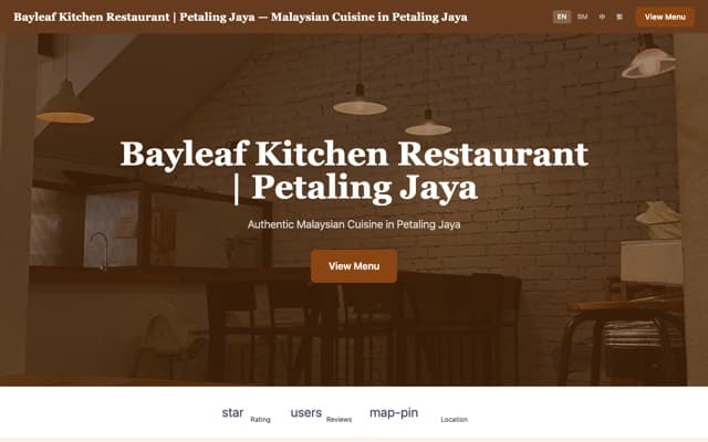 Bayleaf Kitchen Pj preview