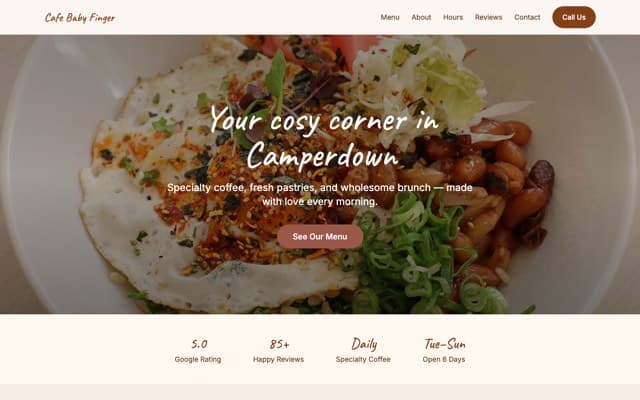 Cafe Baby Finger preview