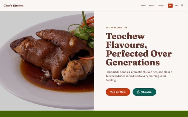 Chan's Kitchen Teochew Cuisines Chicken Rice And'n preview