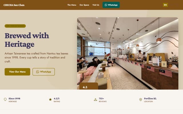 Chicha San Chen Pavilion Kuala Lumpur preview